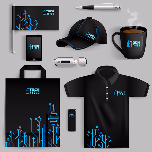 Kit de productos promocionales para empresas con logo personalizado