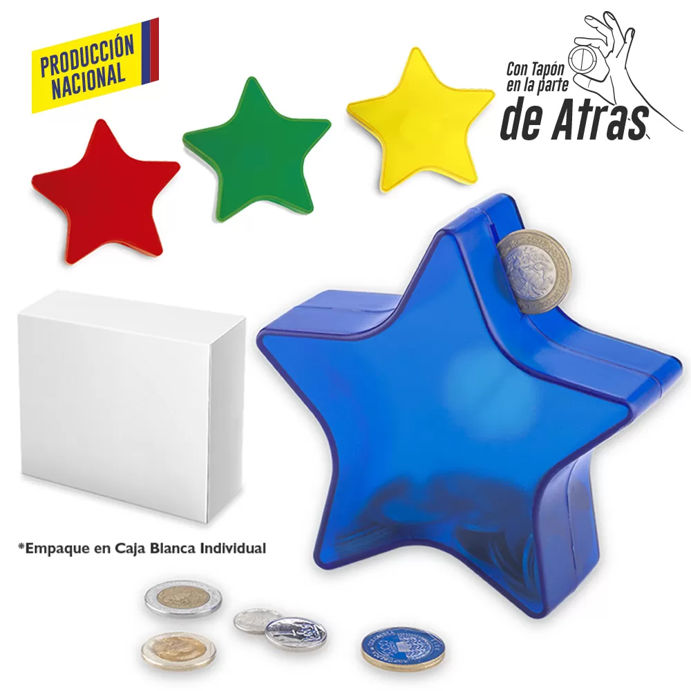 ALCANCIA ESTRELLA 16CM 8211 PRODUCCION NACIONAL