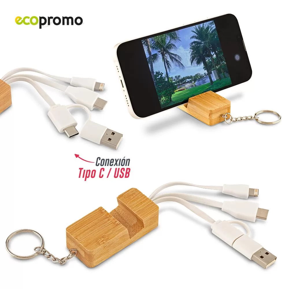Cable Multicargador 31 Bamboo