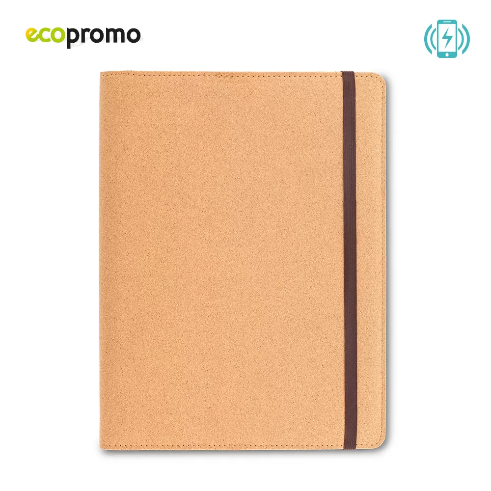 Carpeta Folder con Cargador Inalámbrico Cork 1