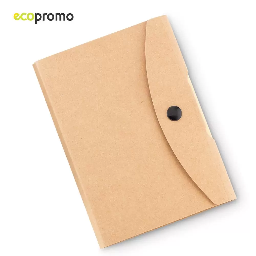 Libreta con Bolígrafo Button Reciclable 1