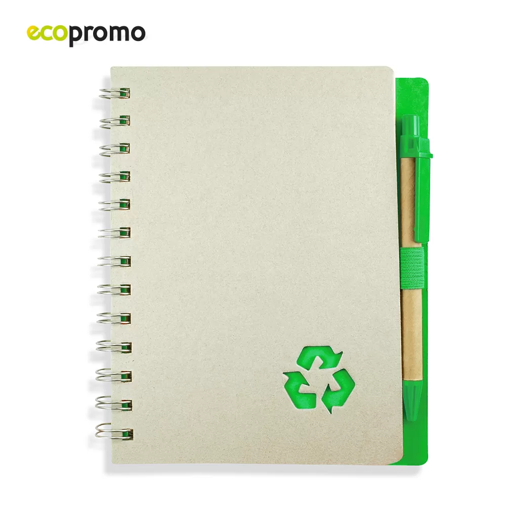 Libreta con Bolígrafo Recycle Eco 3