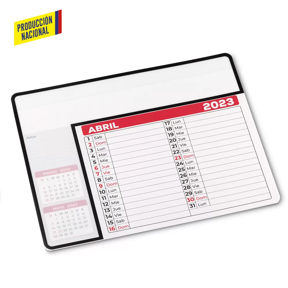 Mouse Pad Calendar 8211 Producción Nacional 2