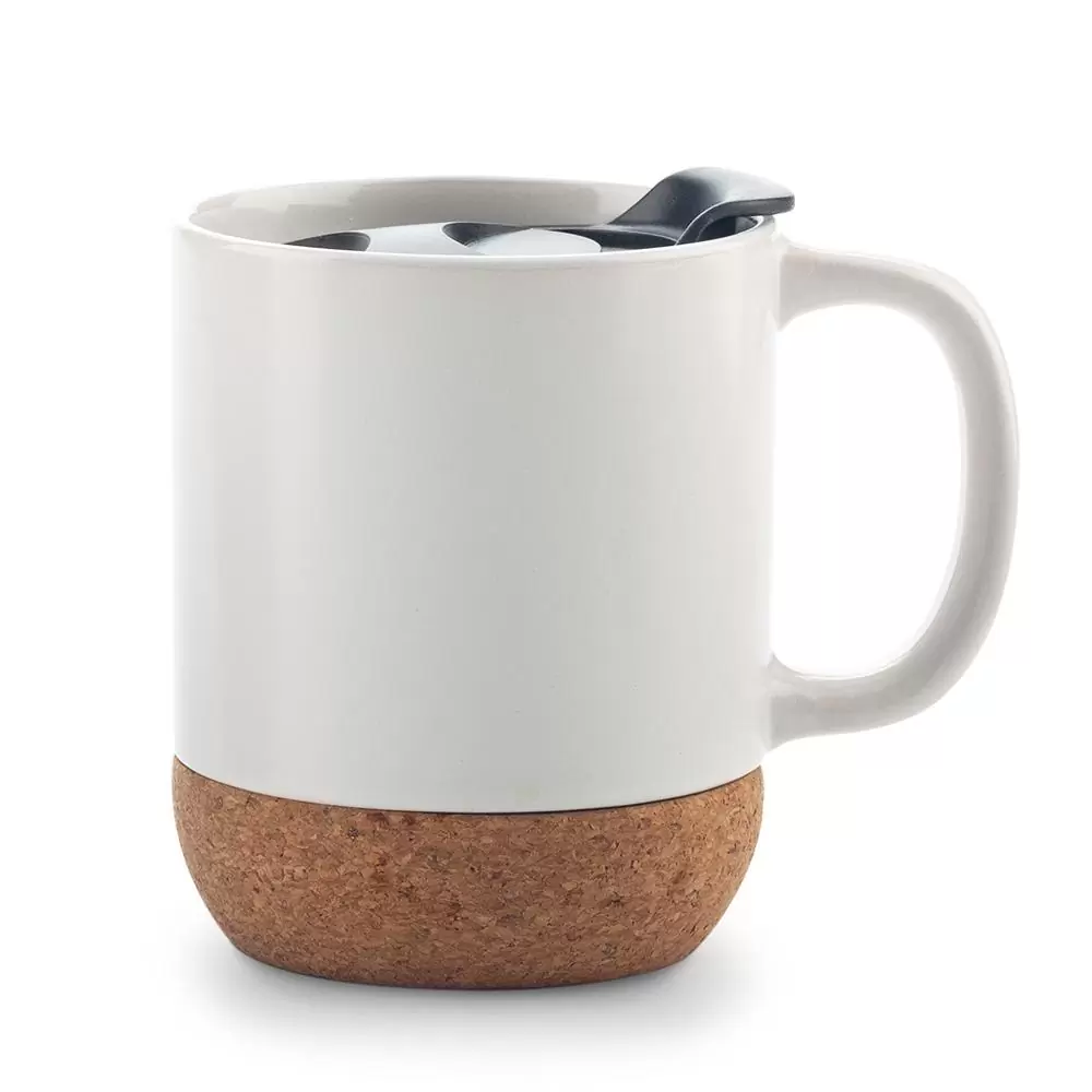 Mug Ceramica Con Corcho 11oz 0
