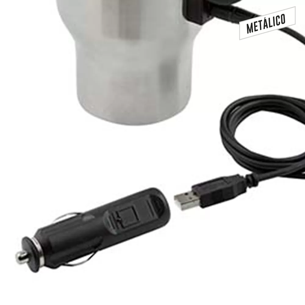 Mug Metálico Warmer 450ml 2
