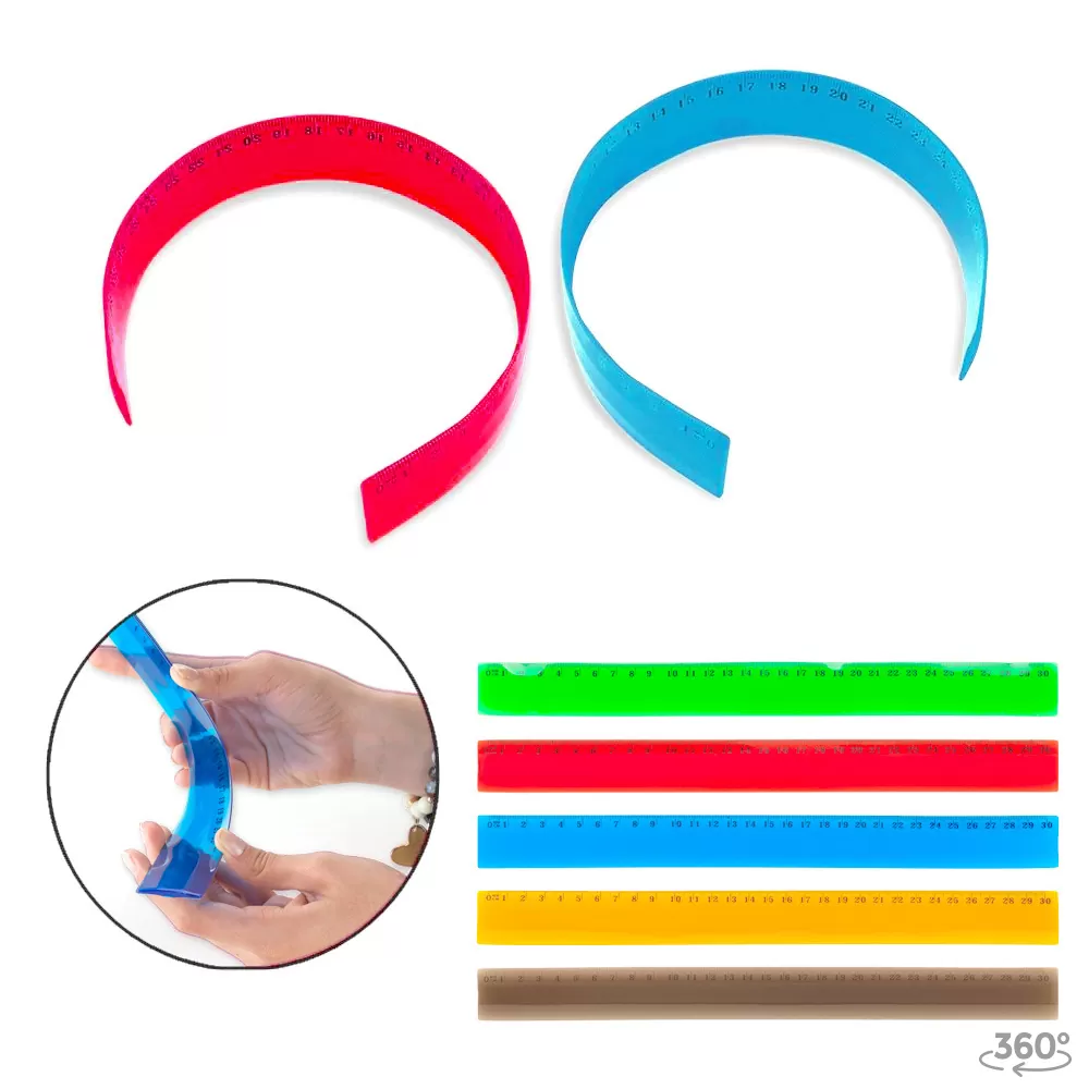 Regla Flexy PVC 30cm
