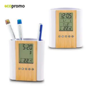 Reloj Portaboligrafo Crystal Bamboo
