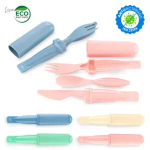 Set de Cubiertos Eco 8211 Material Antibacteriano