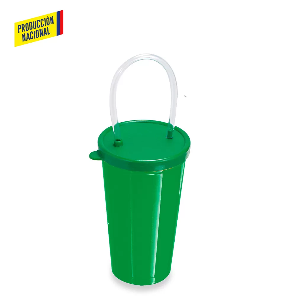 Vaso con Pitillo 14 OZ stock telefònicamente 3