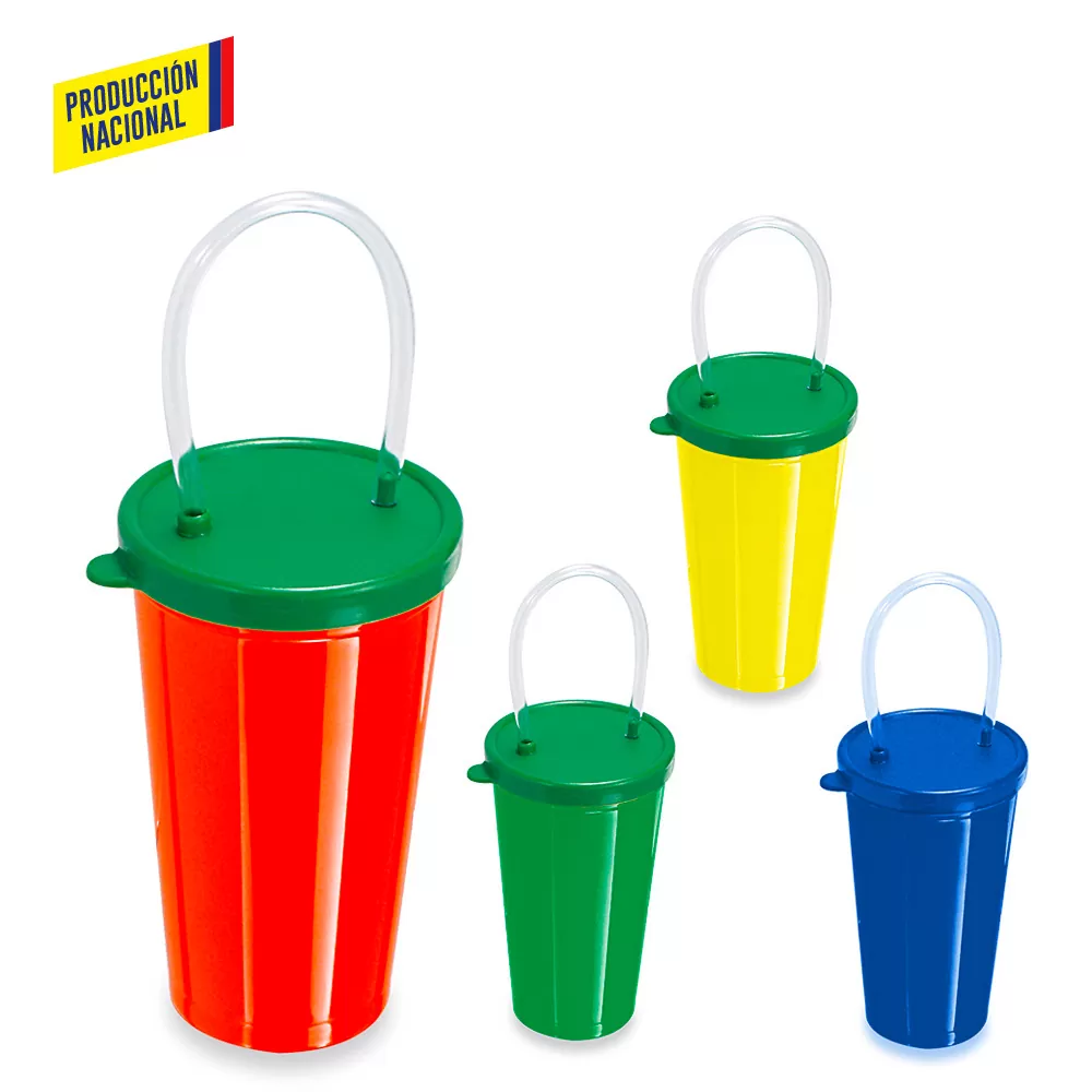 Vaso con Pitillo 14 OZ stock telefònicamente