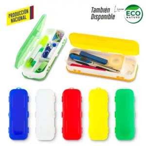ESTUCHE PLASTICO DE TRES CUERPOS 8211 PRODUCCION NACIONAL