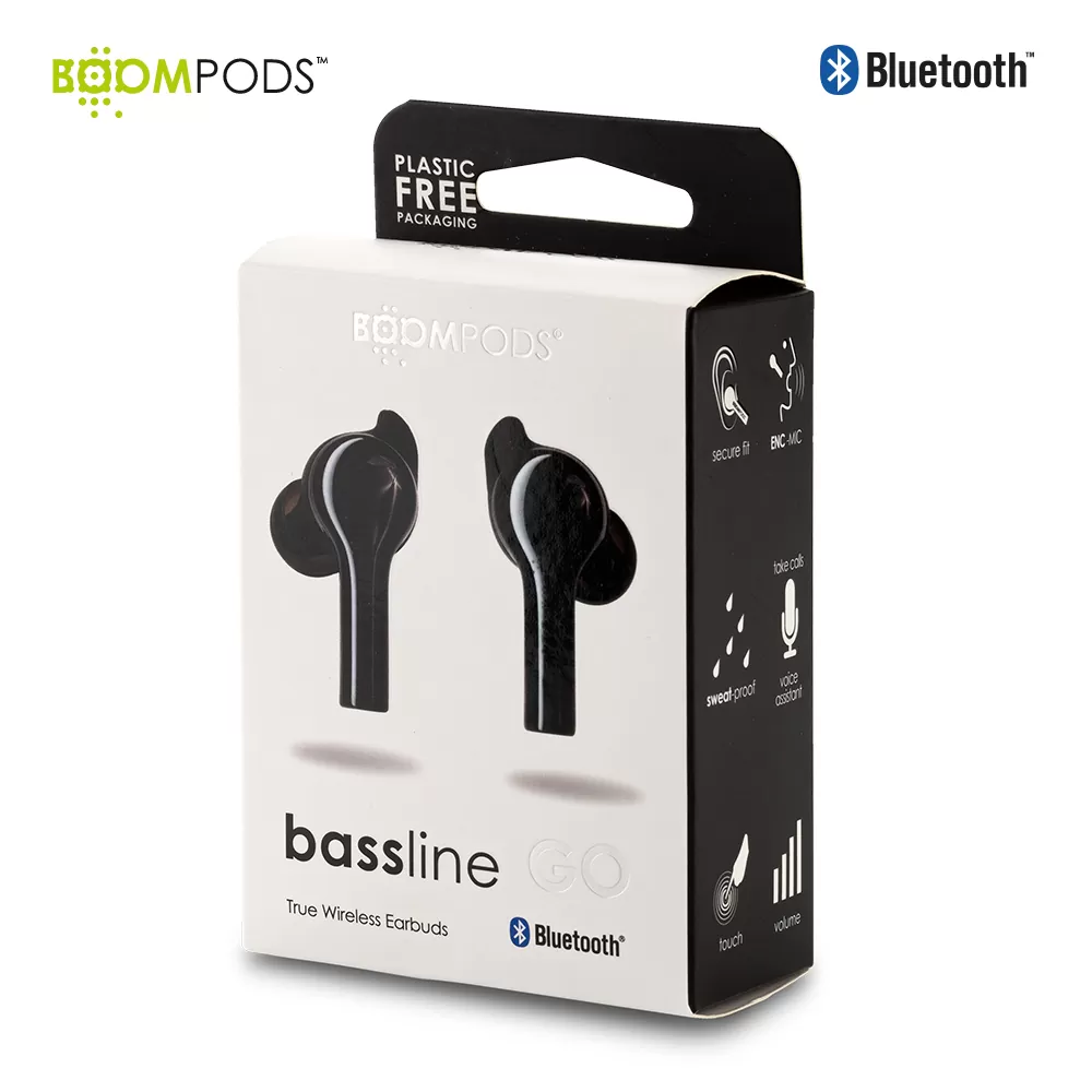 Audífonos Bluetooth Bassline Go Boompods 3