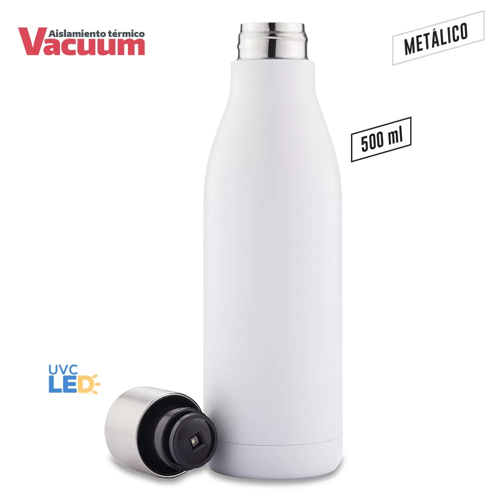 Botilito Metálico UV-C Clean 500ml 0