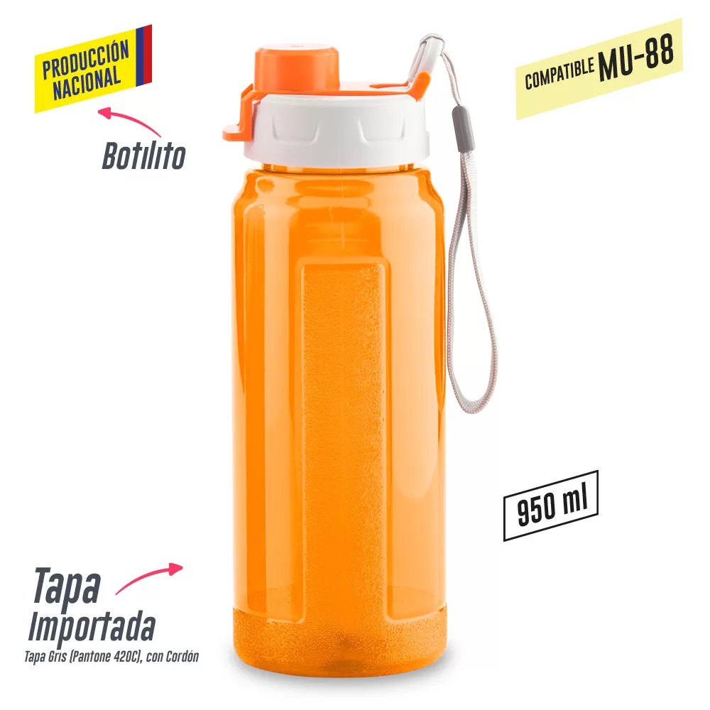Botilito Plastico Galaxy 950ml-Produccion Nacional 3