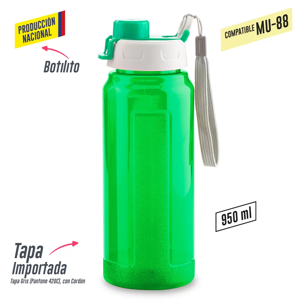 Botilito Plastico Galaxy 950ml-Produccion Nacional 5