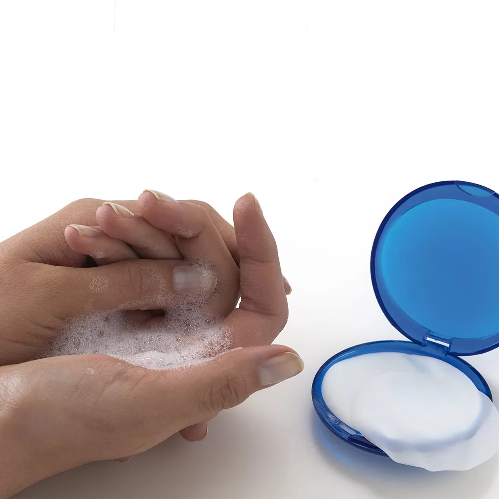 Hojas De Jabon Antibacteriano Con Estuche 2