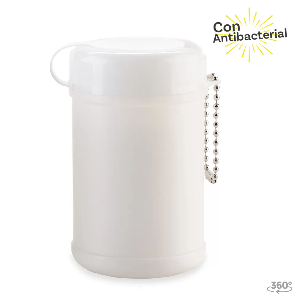 Mini Tarro Paños Humedos Antibacterial 30und 1