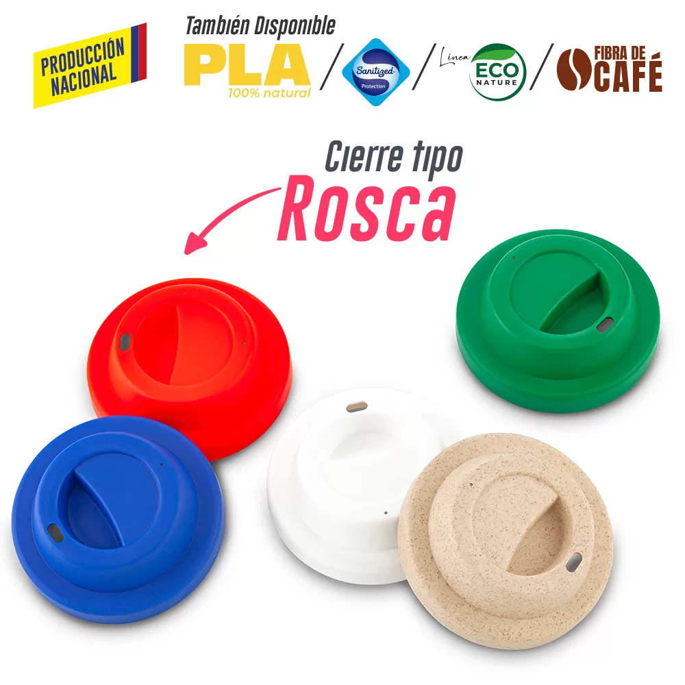 Mug Plastico Coffee Plus 12oz- Producción Nacional 10