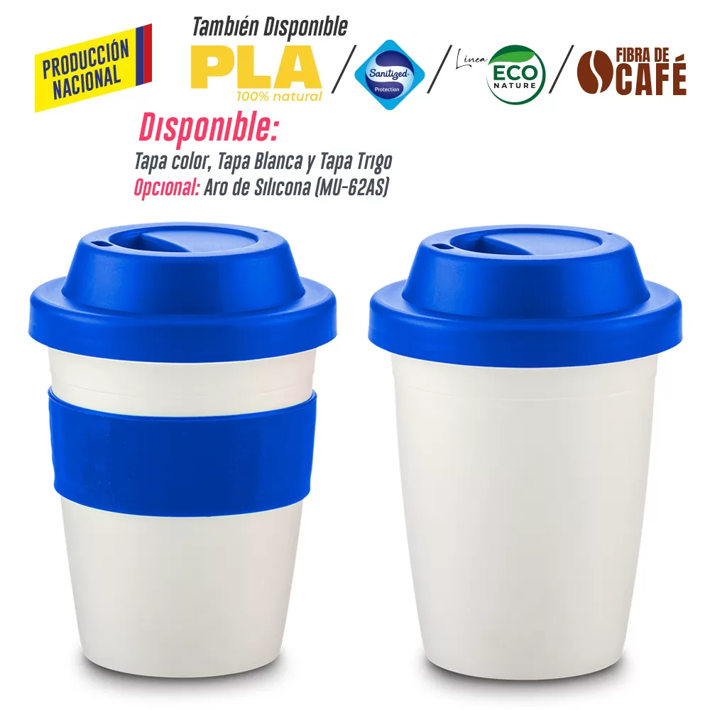 Mug Plastico Coffee Plus 12oz- Producción Nacional 5