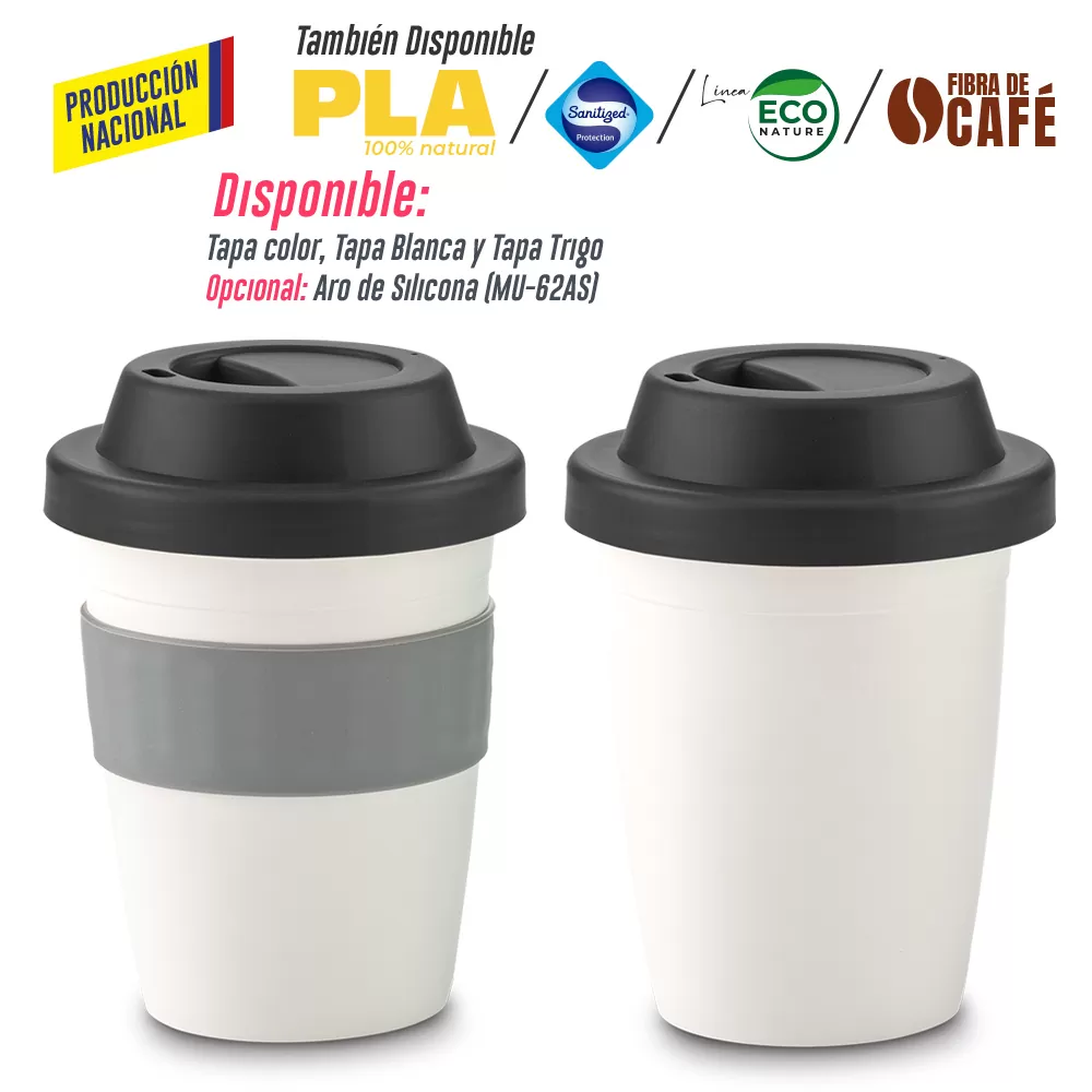 Mug Plastico Coffee Plus 12oz- Producción Nacional 7