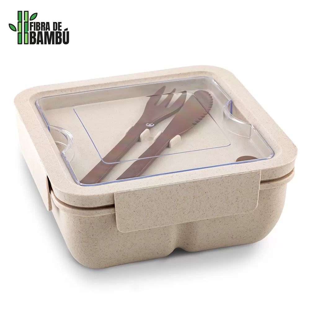 Portacomidas con Cubiertos Eco Davis 1
