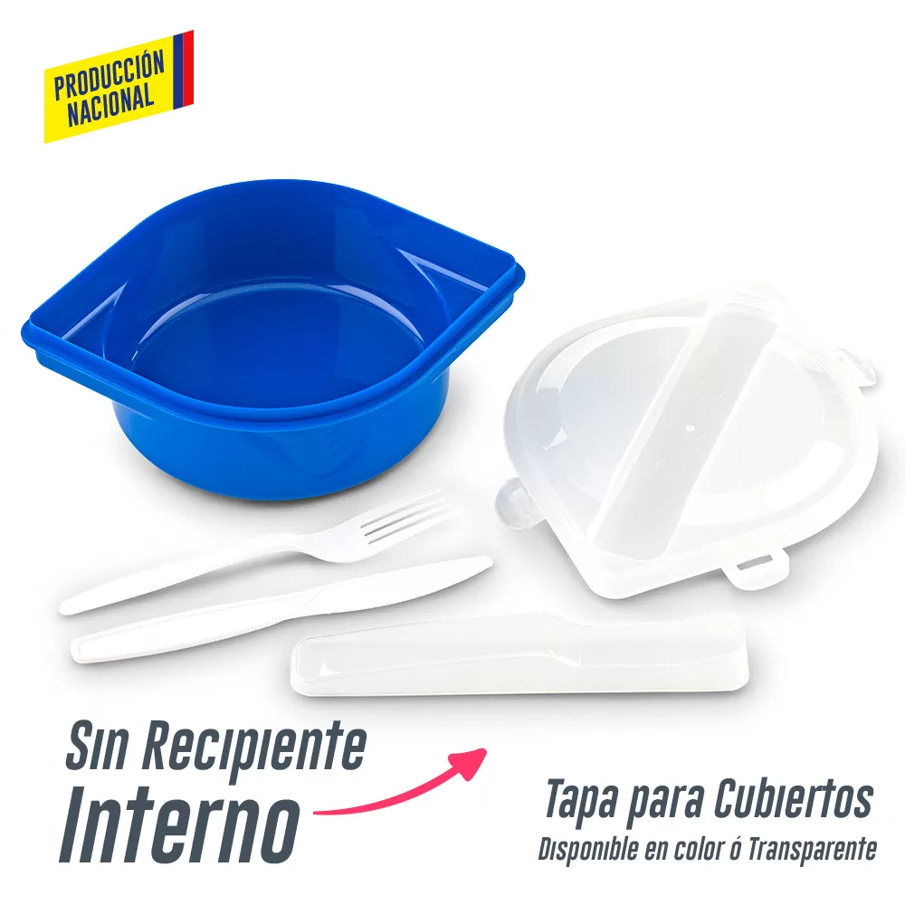 Portacomidas con Cubiertos Jakarta - Prod Nacional 1