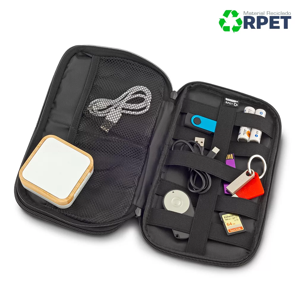 Portadocumentos de Viaje y de Cables RPET 3