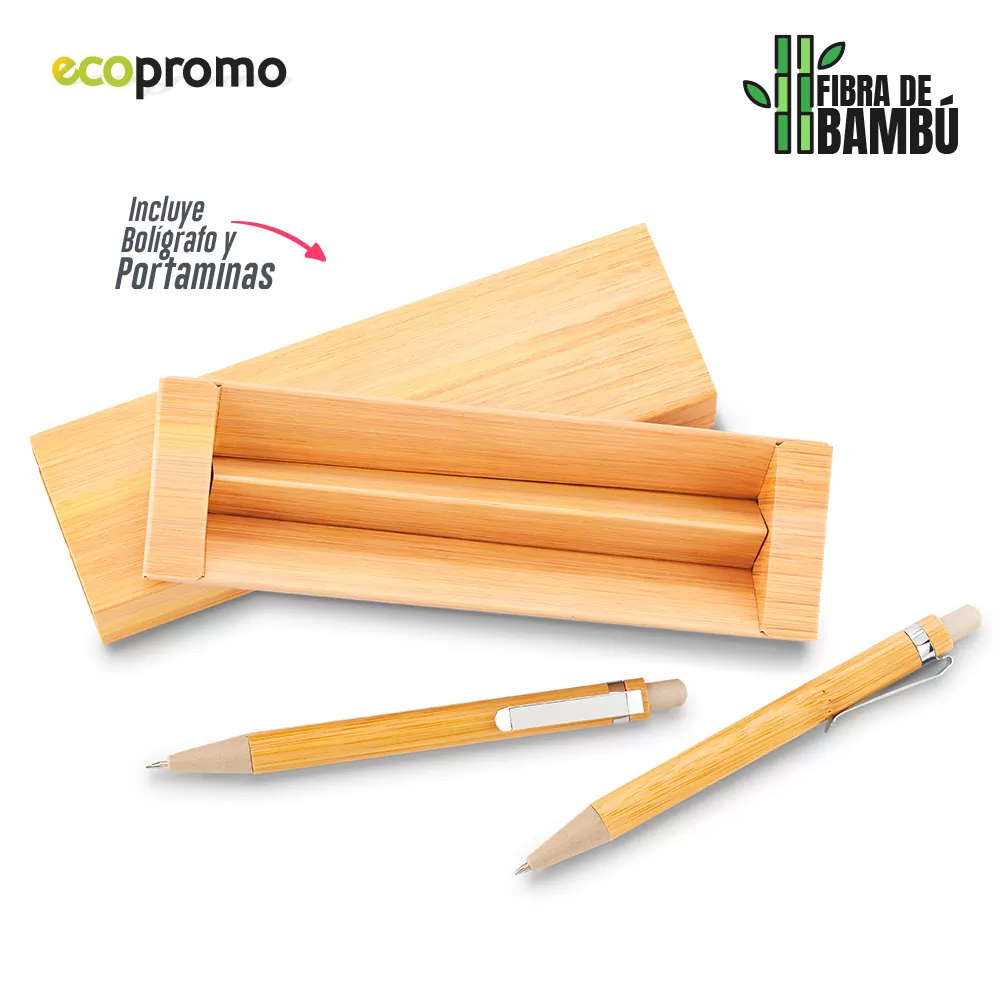 Set Bolígrafo y Portaminas Bamboo 0