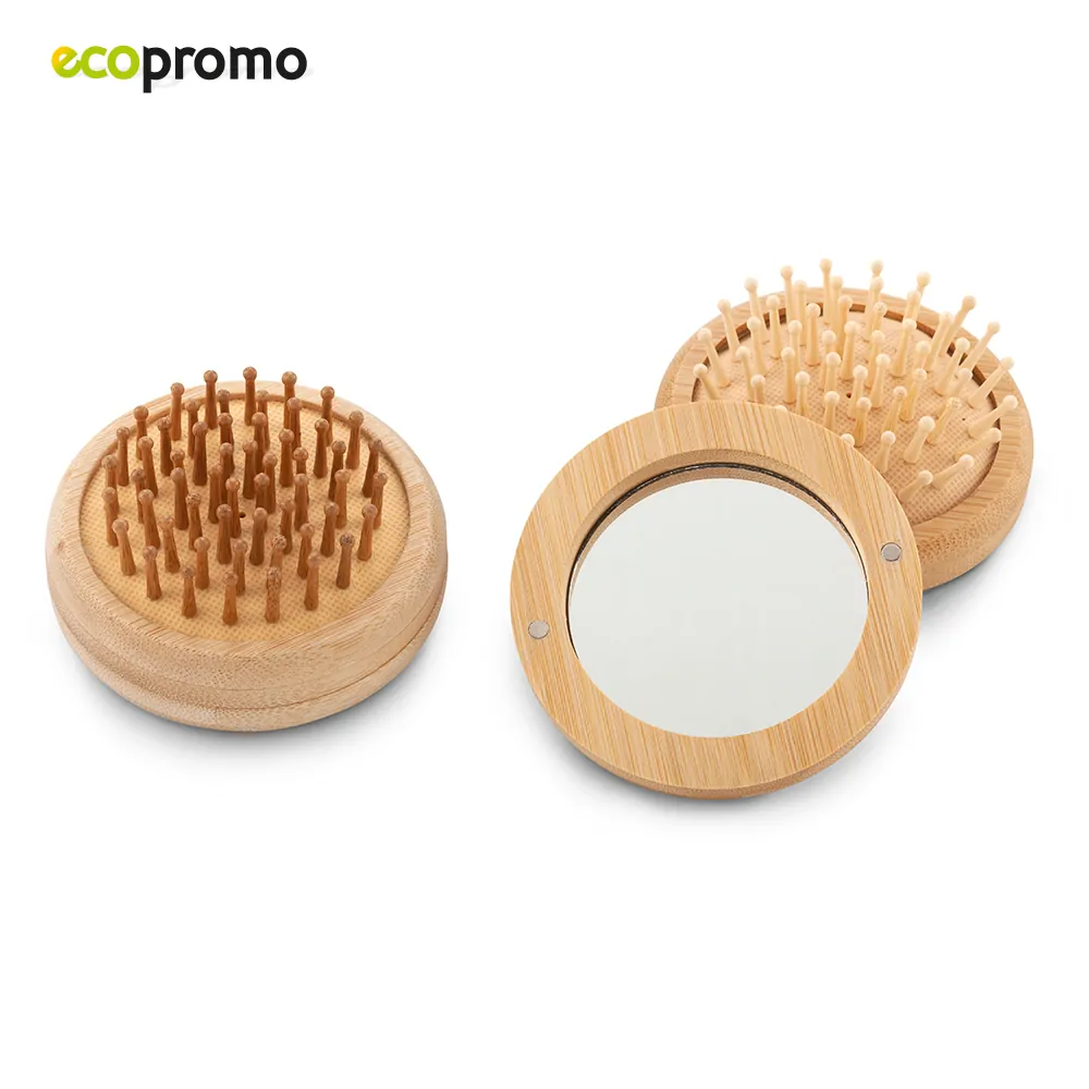 Cepillo en Bamboo con Espejo 0