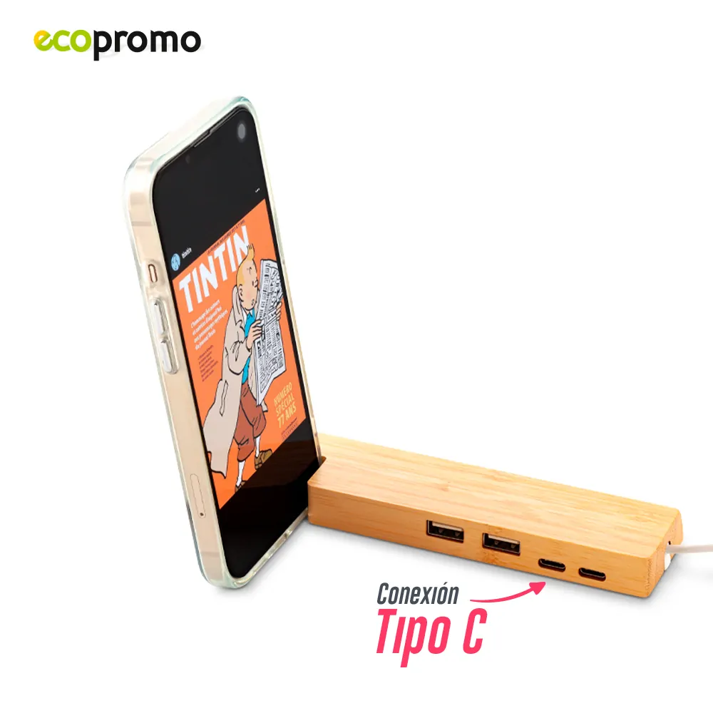 Puerto USB Ruler Bamboo 0