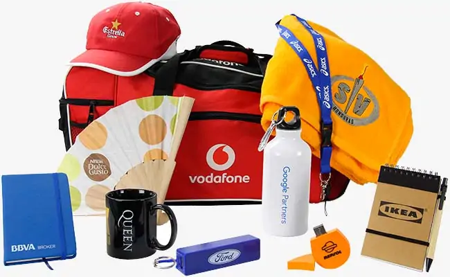 Ejemplos de productos promocionales para empresas con identidad de marca