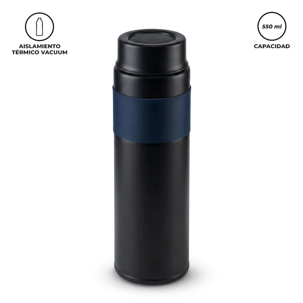 Botilito Metálico Concord Negro 550ml 3