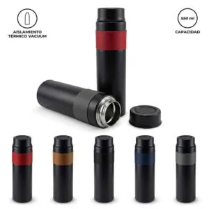 Botilito Metálico Concord Negro 550ml