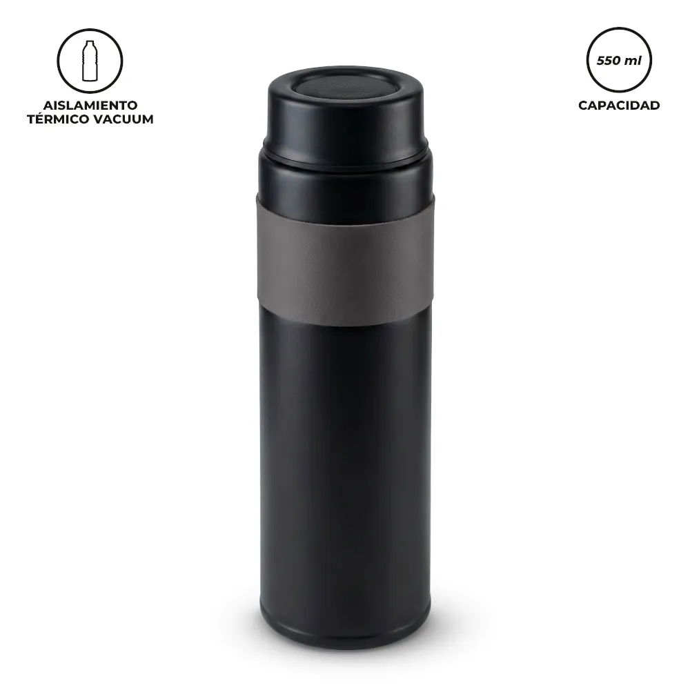Botilito Metálico Concord Negro 550ml 4