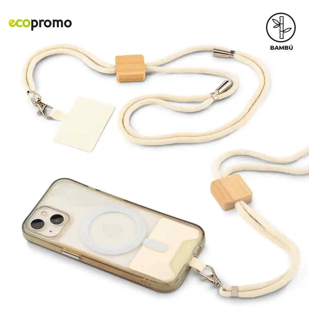 CORDON PARA PORTACELULAR BAMBOO ECO