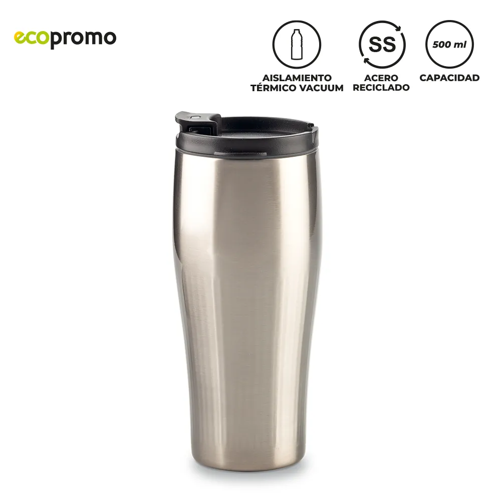 Mug Metálico Tasso 500ml 0