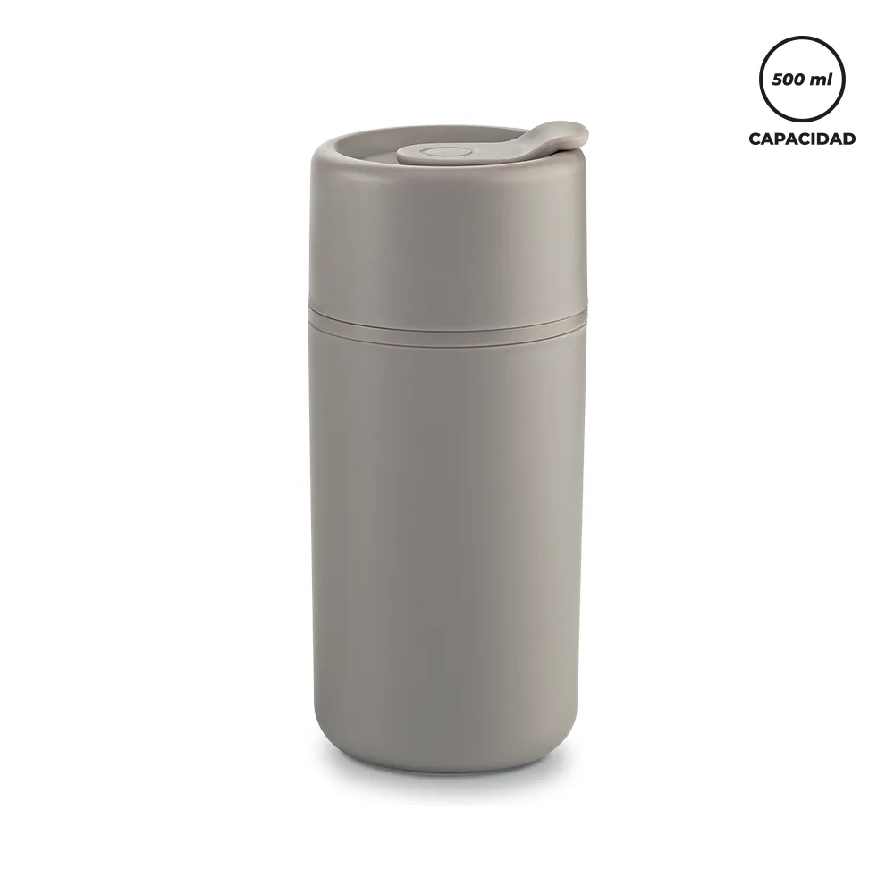 MUG PLASTICO QUOVO 500ml 2